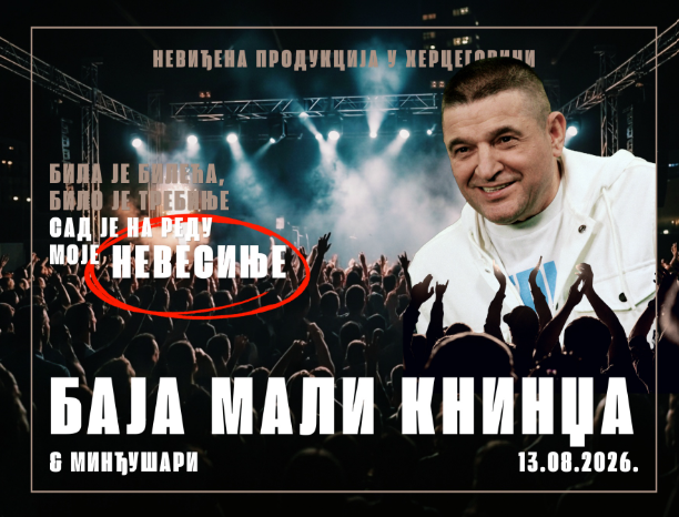 Baja mali Knindža koncert Nevesinjska olimpijada